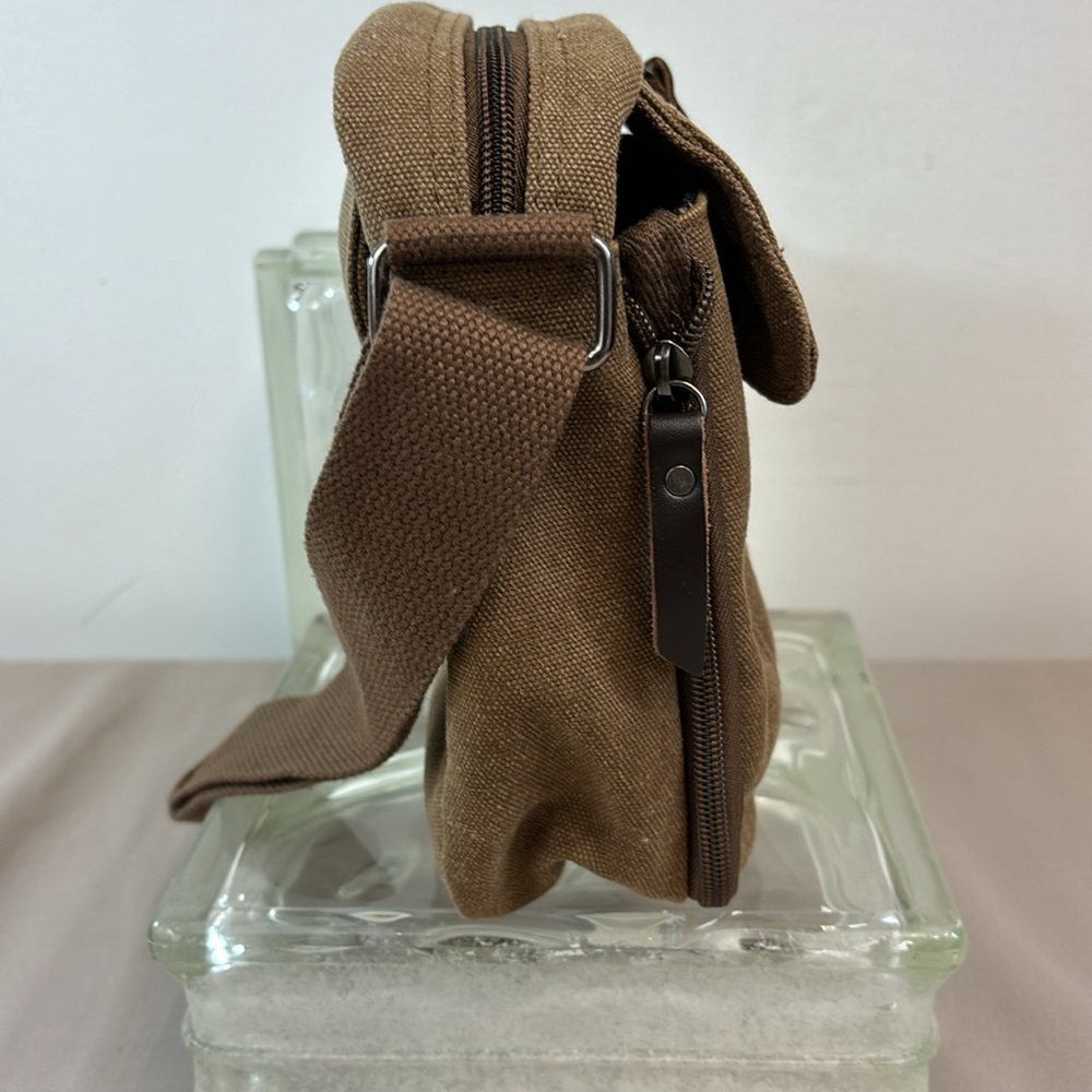 NWOT Ru YiHuang Canvas Shoulder/Crossbody Utility Bag - Picture 12 of 12